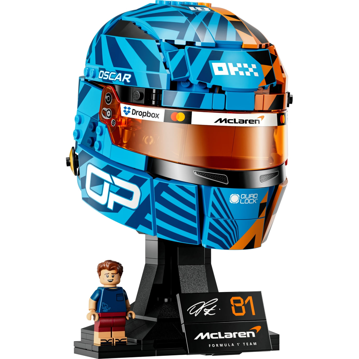 LEGO® Editions - Capacete Oscar Piastri da Equipe McLaren Mastercard F1®